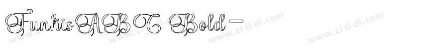 FunkisABC Bold字体转换